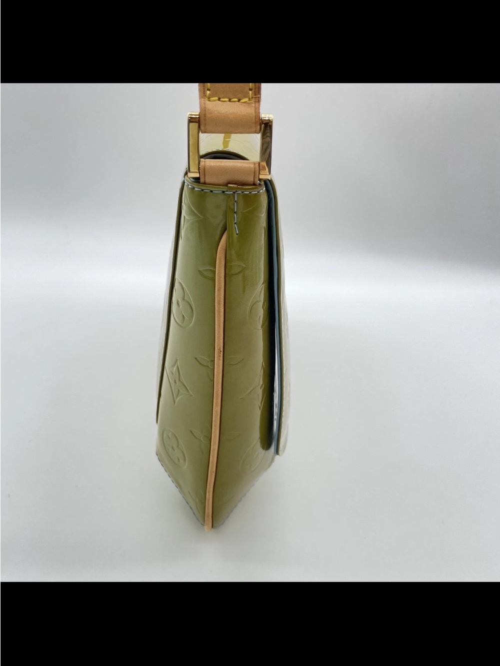 Louis Vuitton Olive Green Vernis Thompson street - Picture 8 of 16